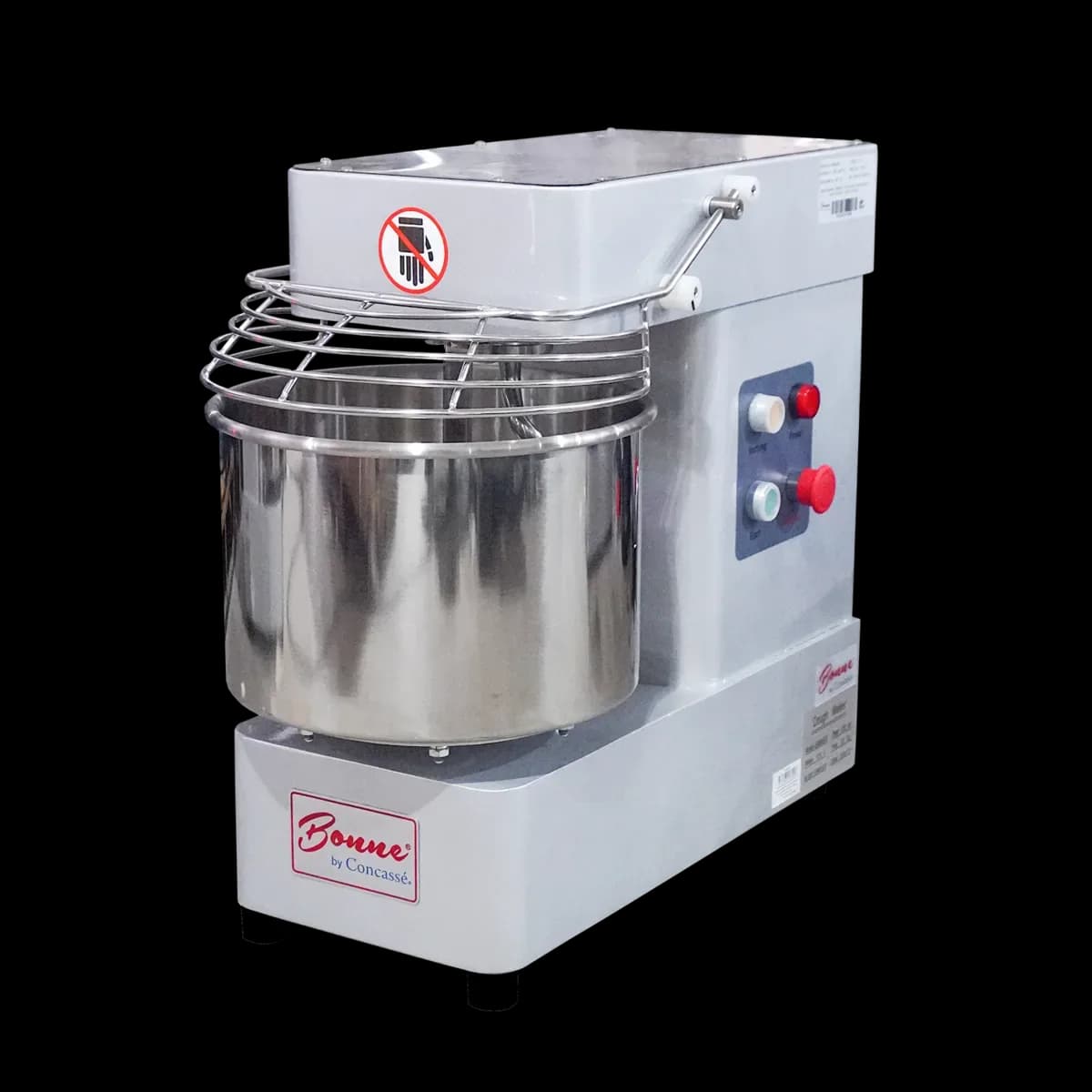 Amasadora doble accion giratoria 40 LTS volumen 15KG capacidad, amasadoras, se vende en caja de 1