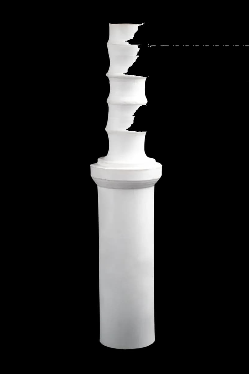 Embutidor de plástico M-12 longitud total 25 cm, refaccion carniceria, se vende en caja de 1