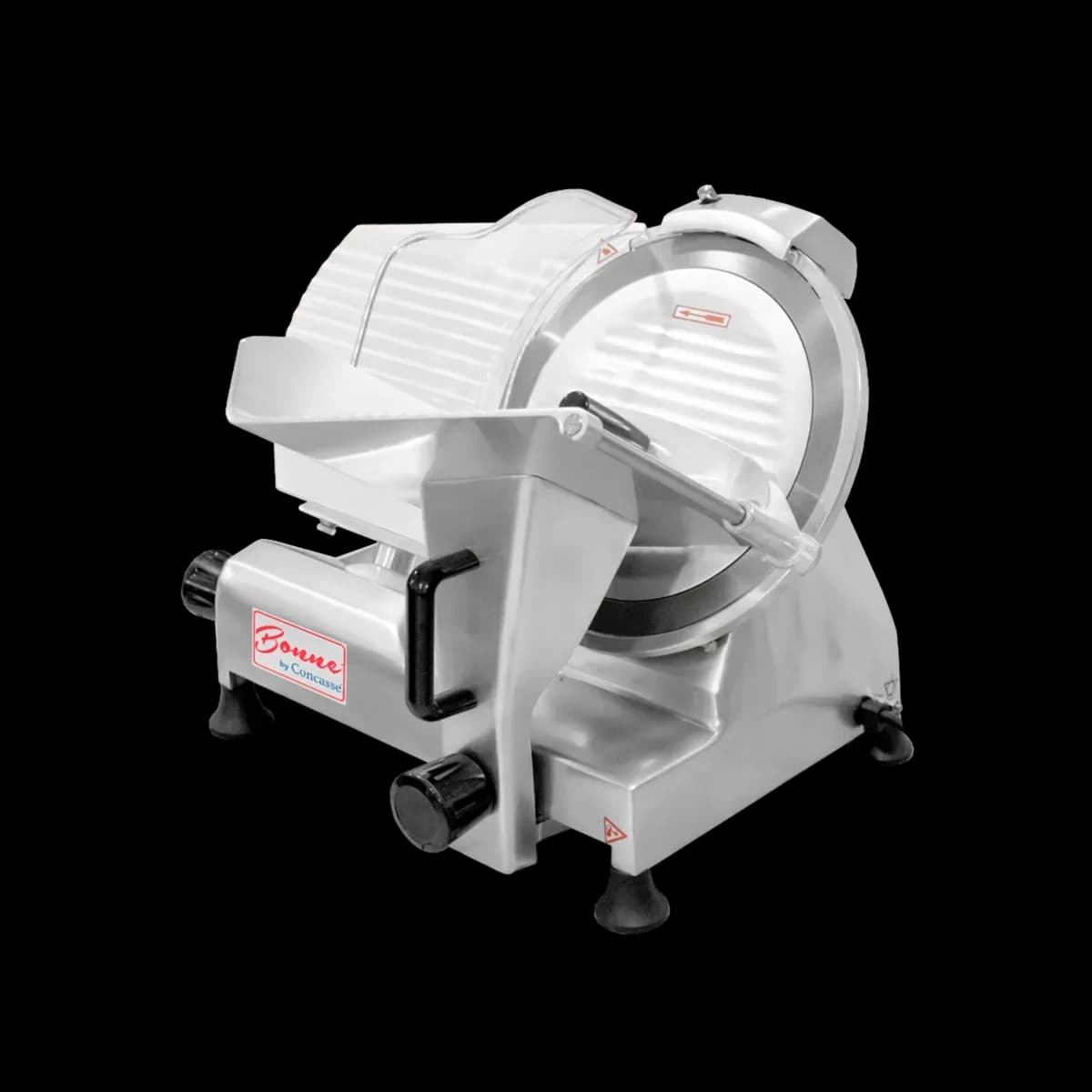 Rebanadora carnes frias cuchilla AI 300MM transmision banda, rebanadora, se vende en caja de 1
