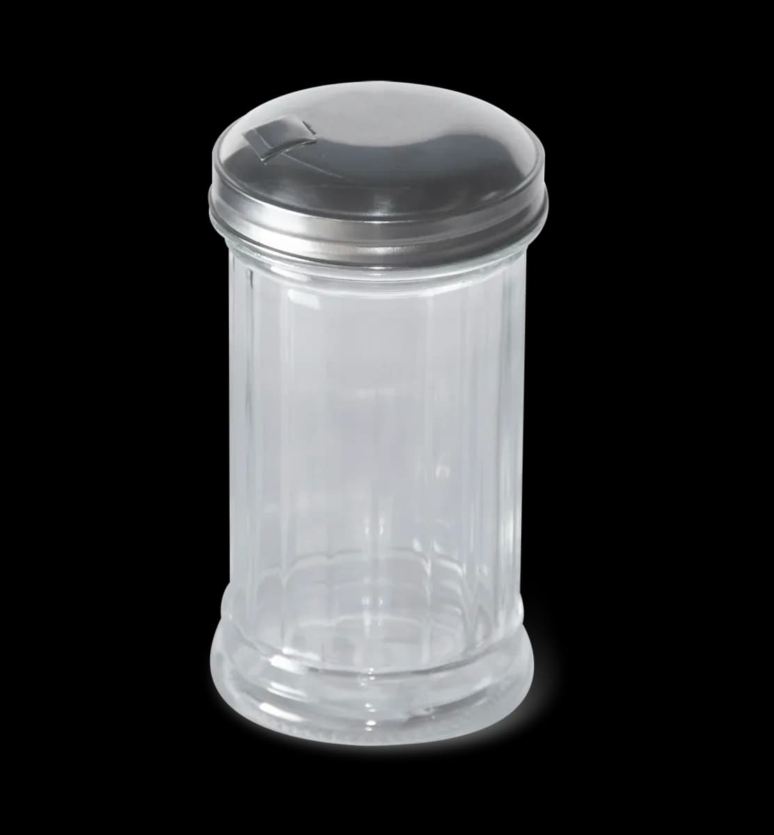 Dispensador de vidrio para azúcar 12OZ., dispensadores, se vende en caja de 12