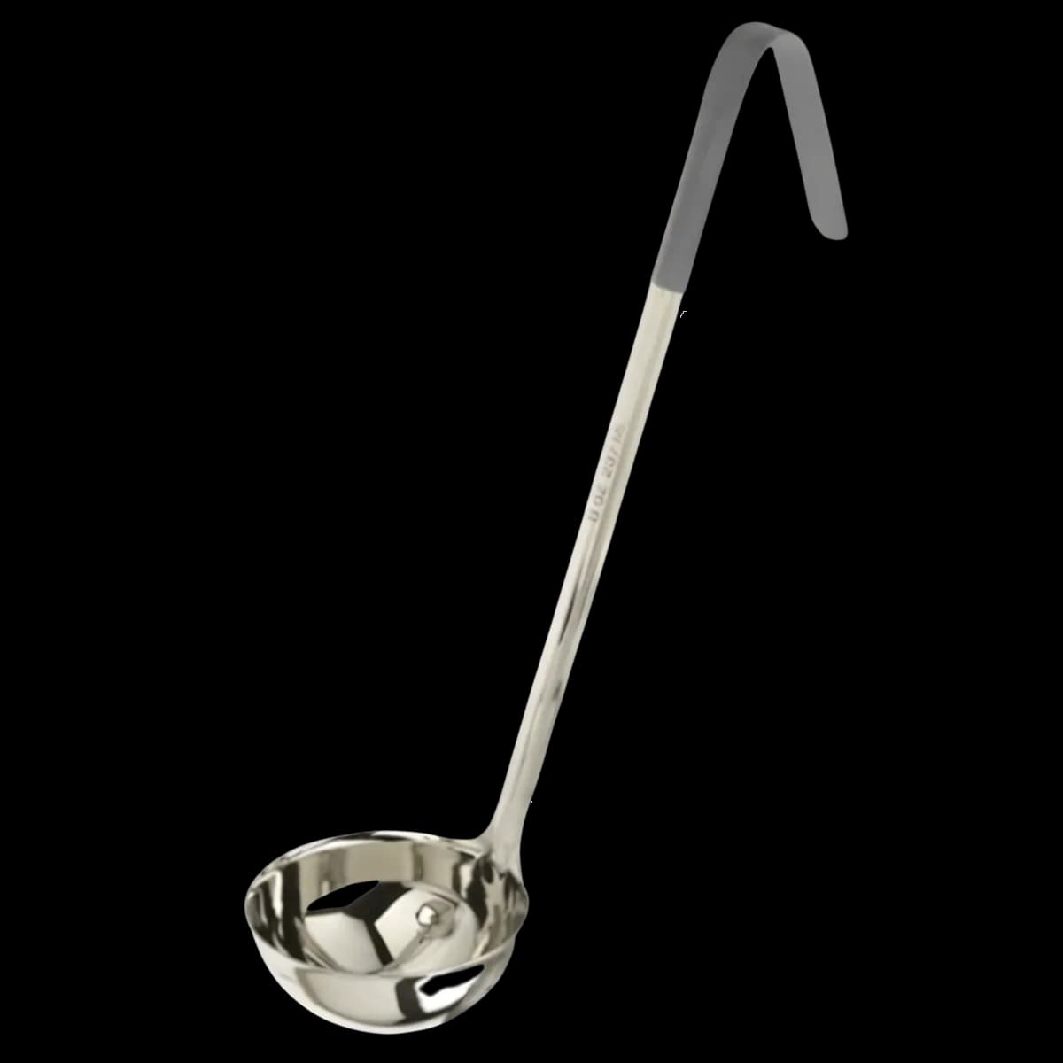 Cucharón P servir 4 OZ ai/plastio gris (1 pza), cucharon servir, se vende en caja de 12