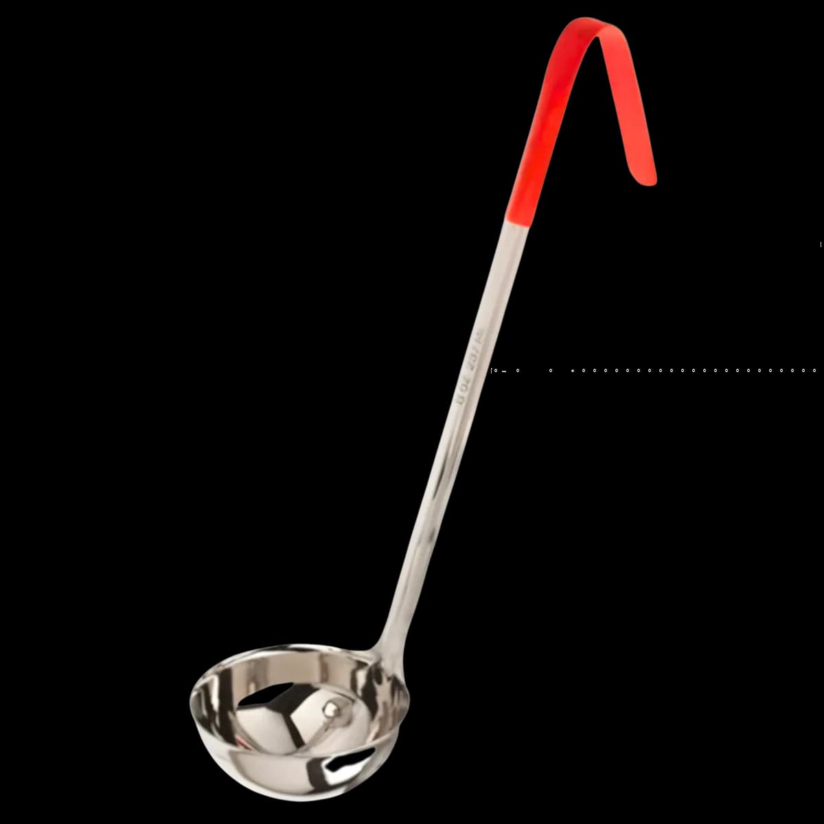 Cucharón P servir 12 OZ ai/plastio rojo (1 pza), cucharon servir, se vende en caja de 12