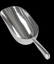 Cucharón de aluminio 6 OZ, cucharon aluminio, se vende en caja de 12