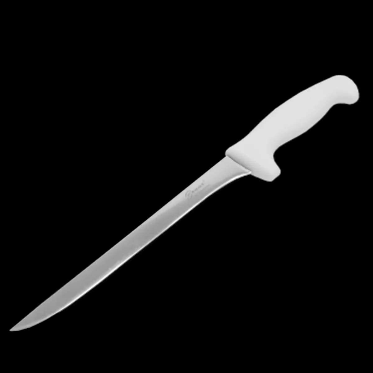 Cuchillo filetero 8" blanco, cuchillos carniceros, se vende en caja de 12