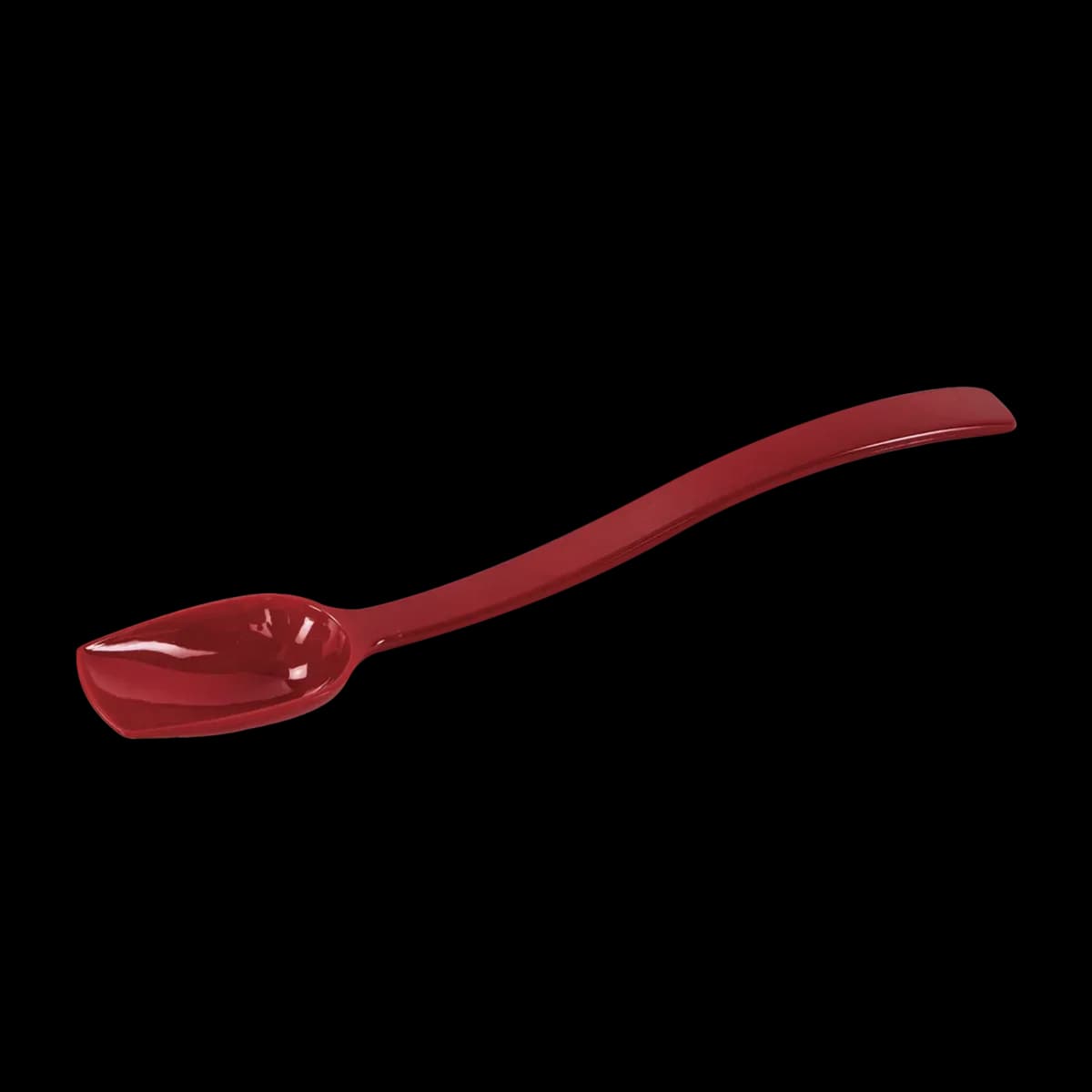 Cuchara policarbonato 8" para buffet roja, cuchara pc, se vende en caja de 12