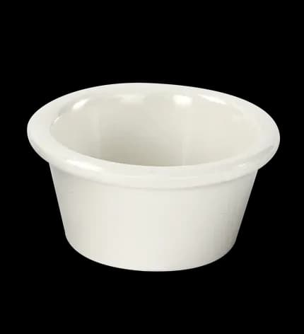 Copa ramekin 2 Oz color hueso, ramekin, se vende en caja de 48