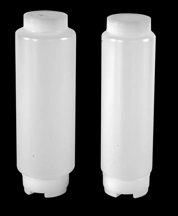 Botella para aderezo con membrana 32 OZ, plástico, bote aderezo, se vende en caja de 24