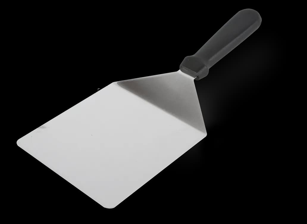 Espátula cuadrada para pizza 7.5", espatula, se vende en caja de 12