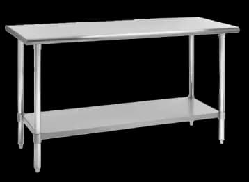 Mesa de trabajo A inox/galv 60*150*86 cms, mesa de trabajo, se vende en caja de 1