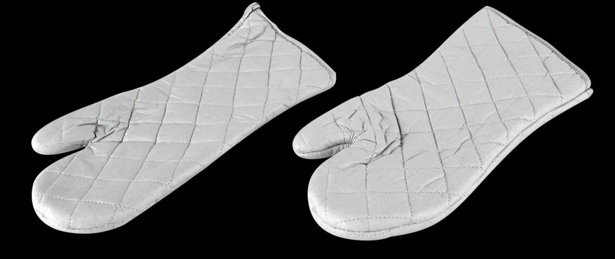 Par de guante protector altas temp 14.5" (80 C) (gris), guantes, se vende en caja de 12