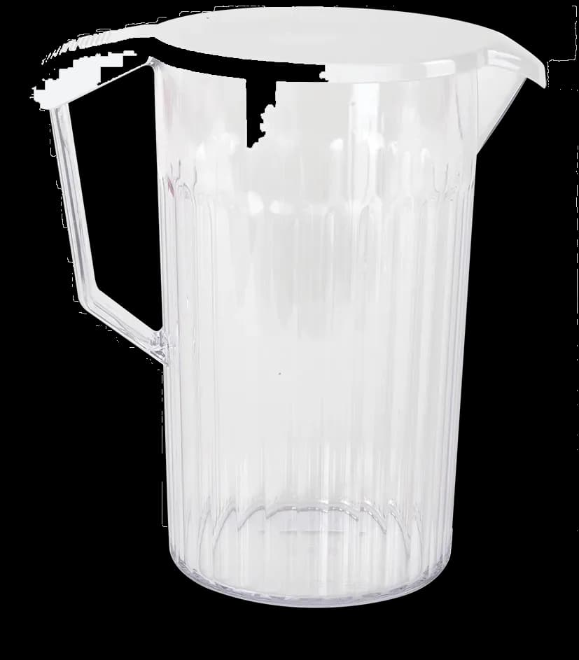 Jarra PC transparente 1 L, jarra pc, se vende en caja de 24