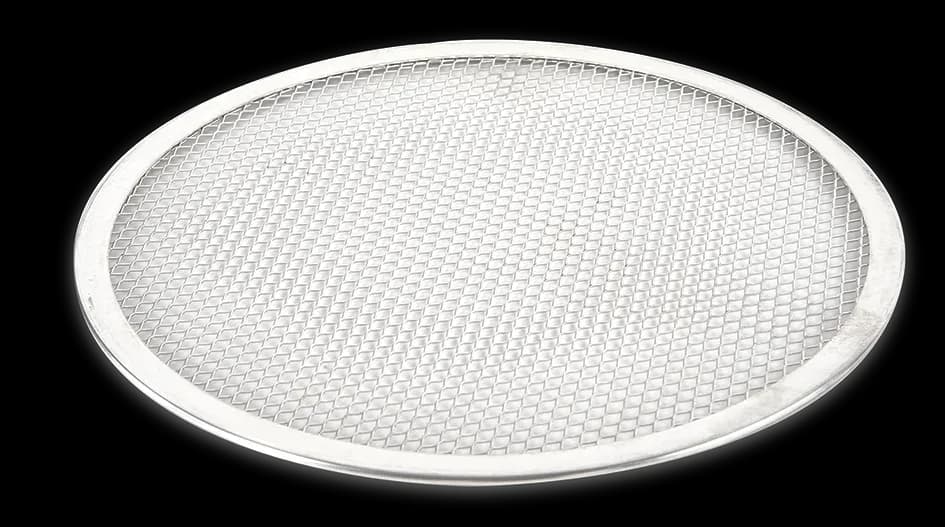 Malla para pizza 12" al, mallas pizza, se vende en caja de 12