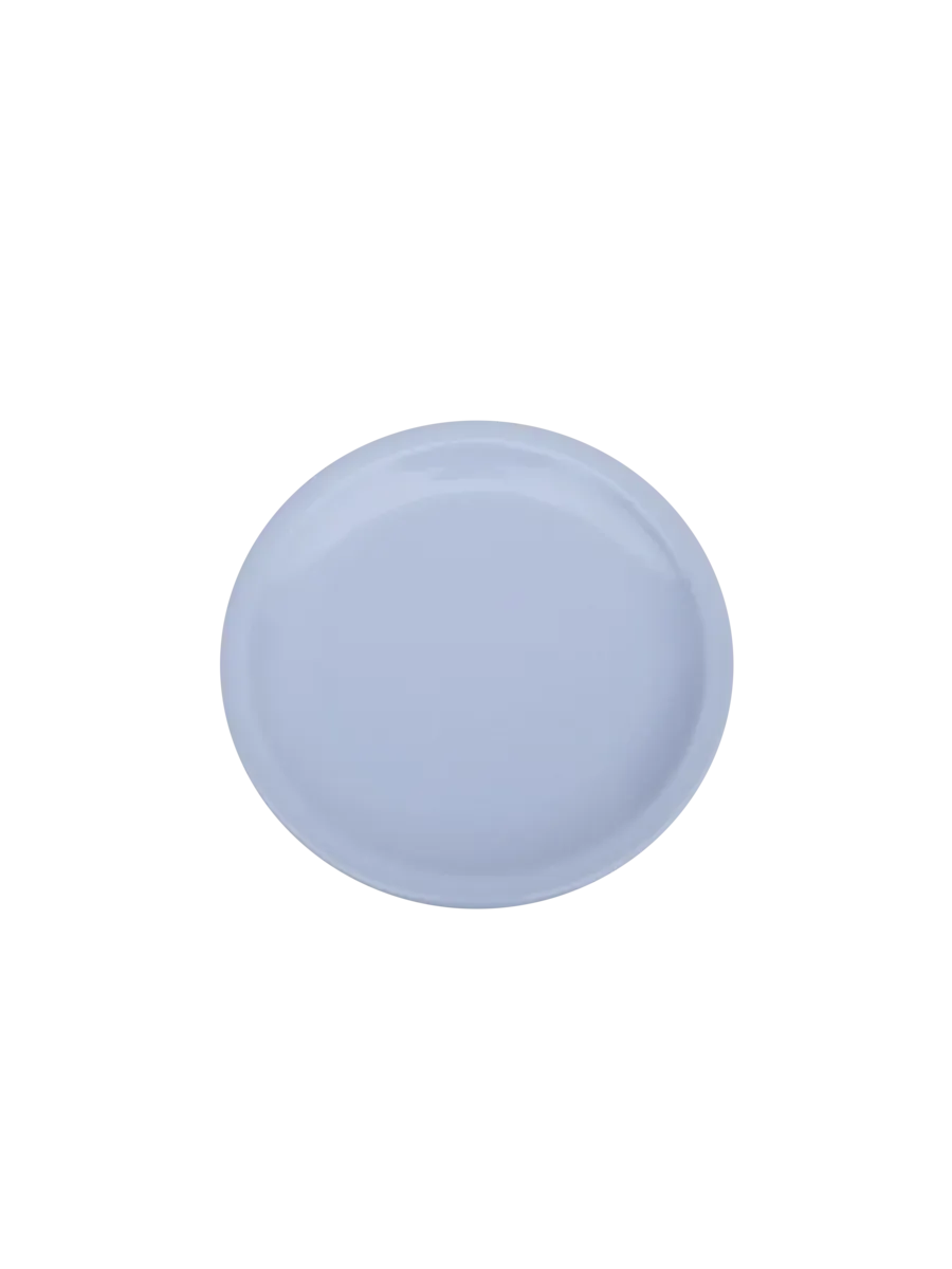 Plato de malamina con diámetro de 20 cms, color blanco, melamina economica, se vende en caja de 120