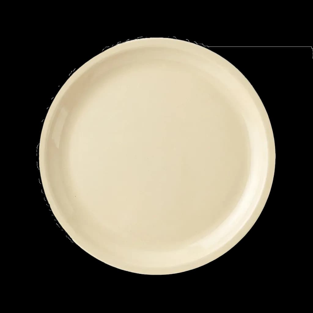 Plato de melamina con diámetro de 25 cms, melamina economica, se vende en caja de 72