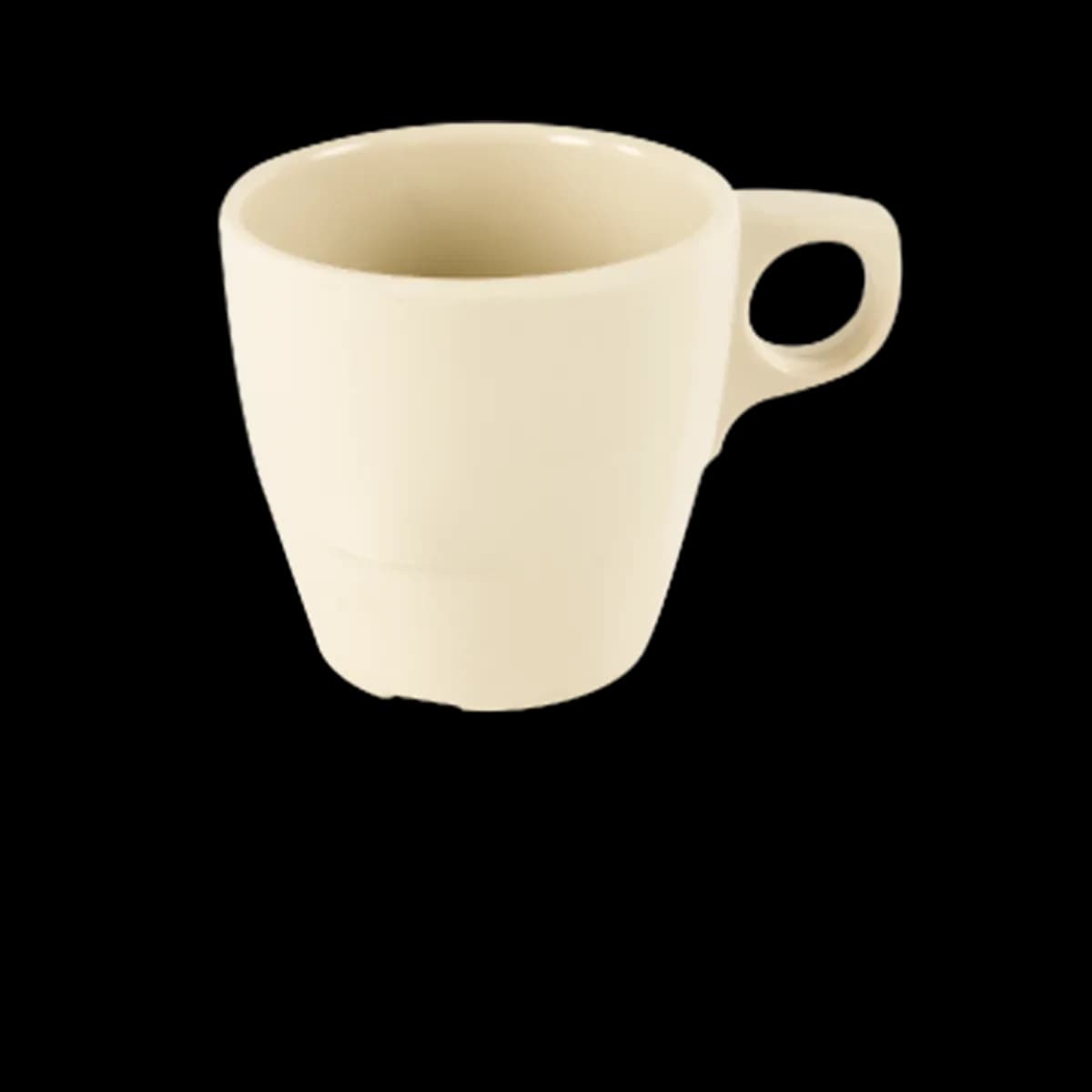 Taza estibable de melamina 227 ML (8CM X 7.5CM), melamina economica, se vende en caja de 96