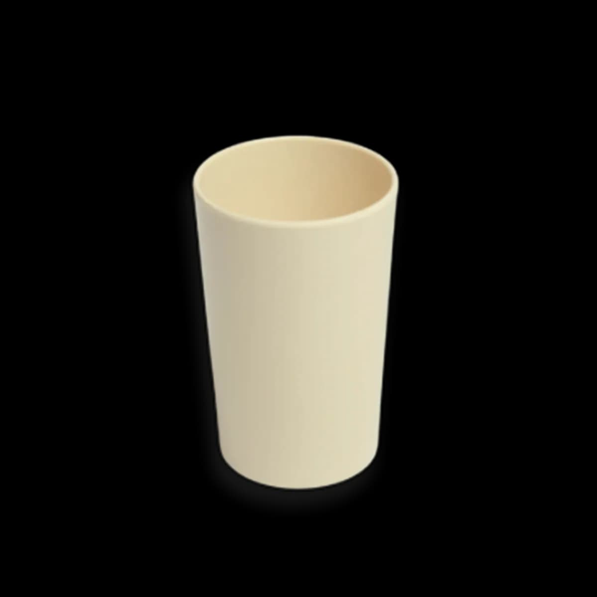 Vaso melamina (7.5*11.5CM) beige, melamina economica, se vende en caja de 120