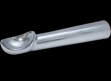Cucharón para nieve aluminio 1 1-2 OZ, cucharon nieve, se vende en caja de 12