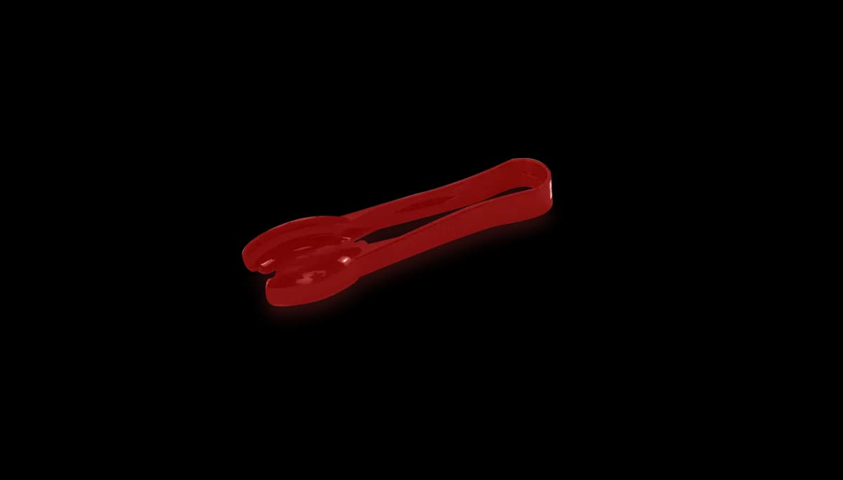 Pinza policarbonato 9" roja, pinzas, se vende en caja de 24