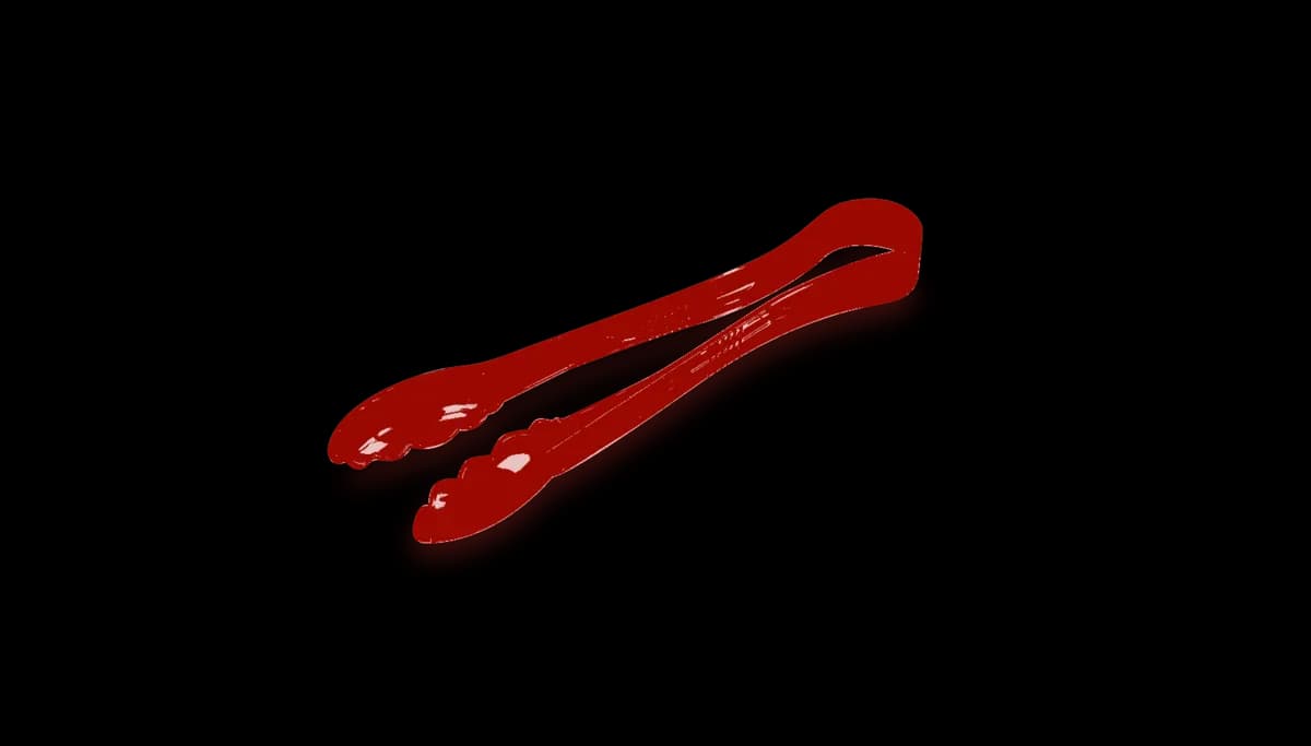 Pinza policarbonato 12" roja, pinzas, se vende en caja de 24