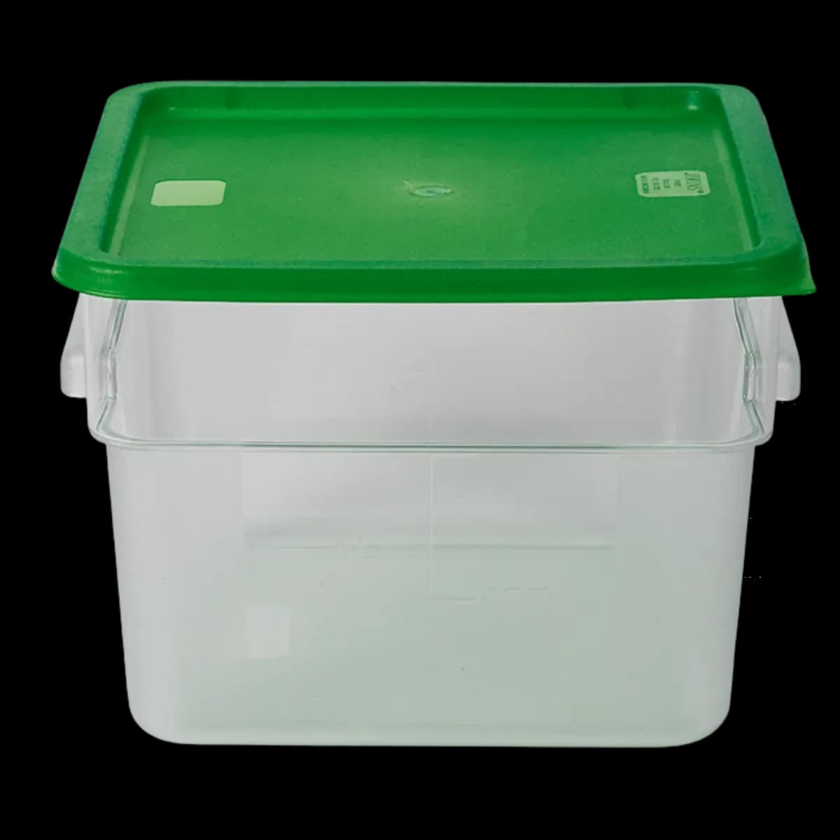 Contenedor PC cuadrado 4L compatible C, contenedores, se vende en caja de 12