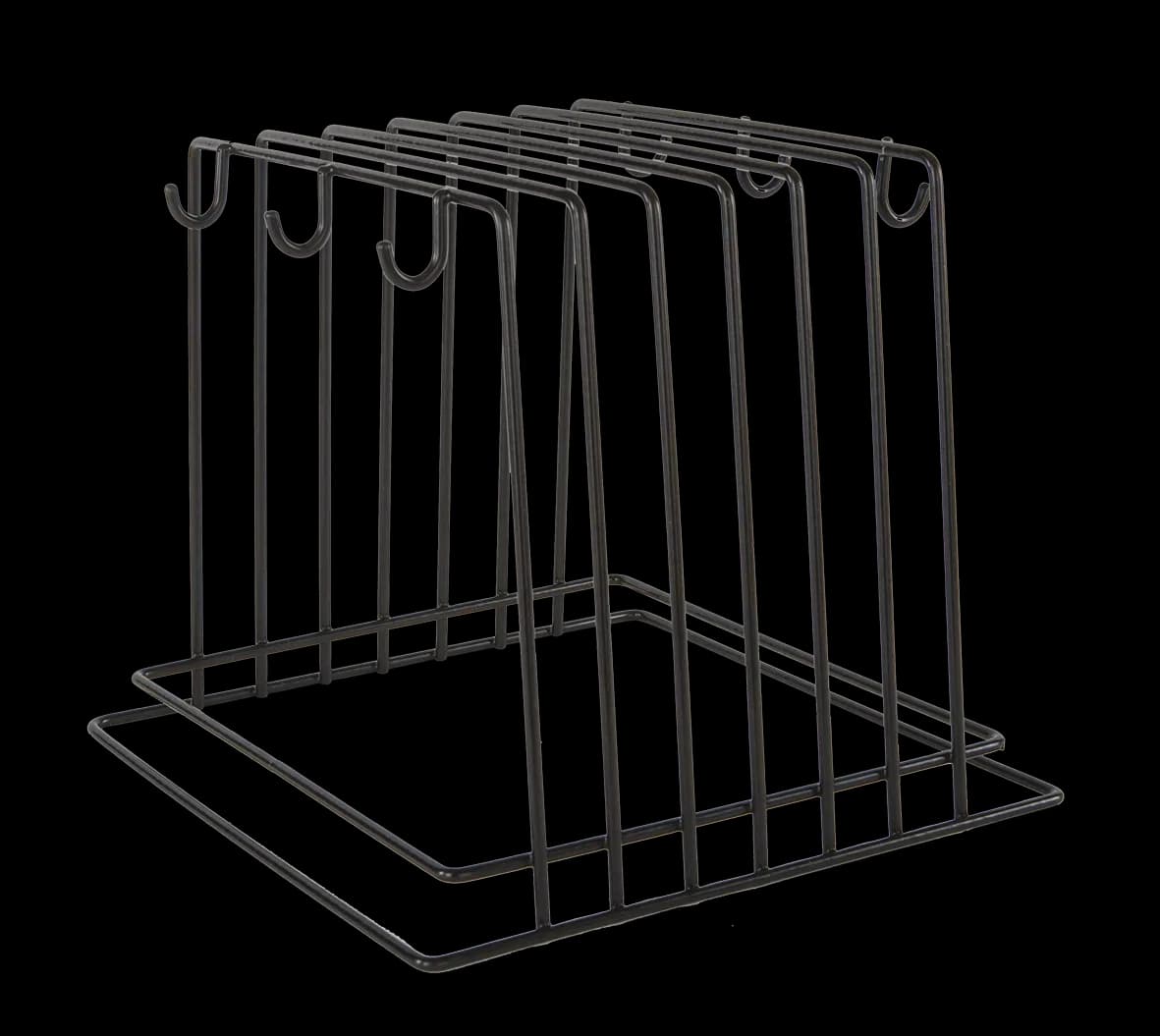 Rack porta tablas color negro, rack porta tablas, se vende en caja de 6