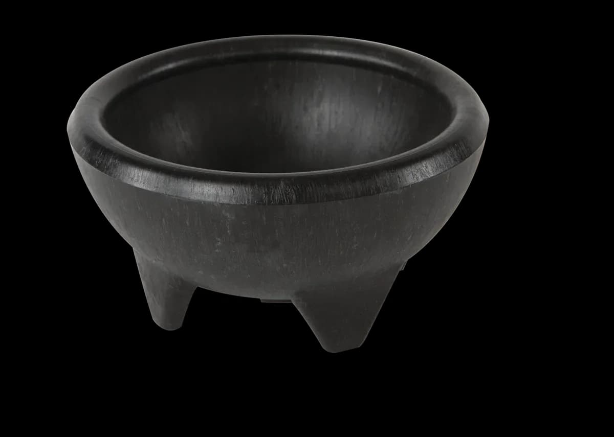 Salsero de plástico molcajete, salseras, se vende en caja de 12