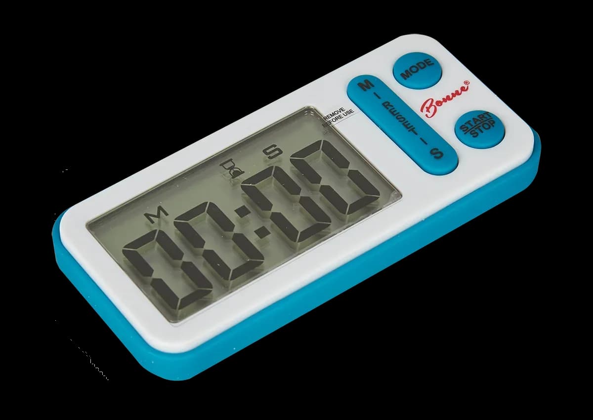 Timer digital de baterias, termometros, se vende en caja de 6