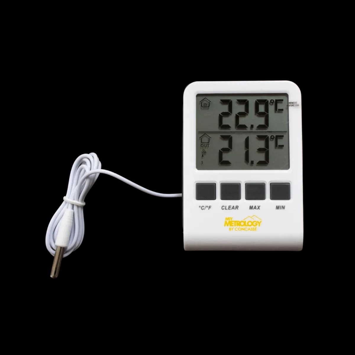 Termometro digital temperatura interior exterior -10C A 60C, termometros, se vende en caja de 6