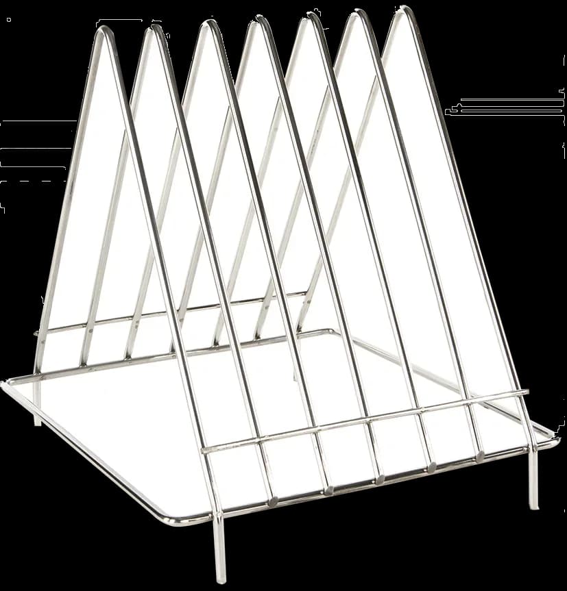 Porta tablas de acero inoxidable, tabla de corte, se vende en caja de 6