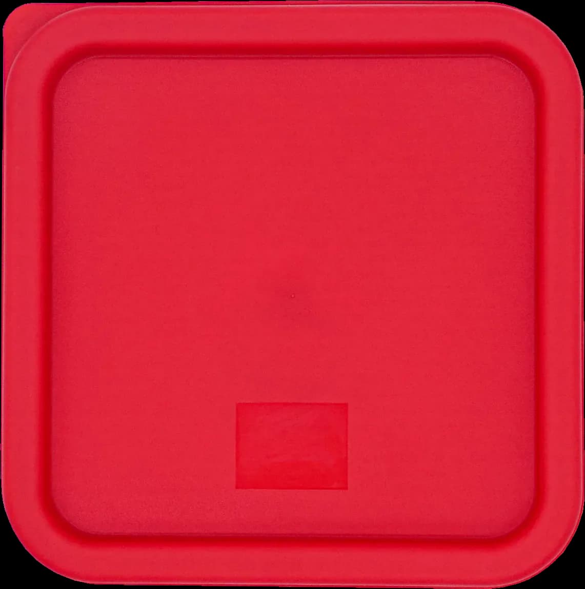 Tapa P contenedor PC cuadrado 6L y 8L roja, contenedores, se vende en caja de 12