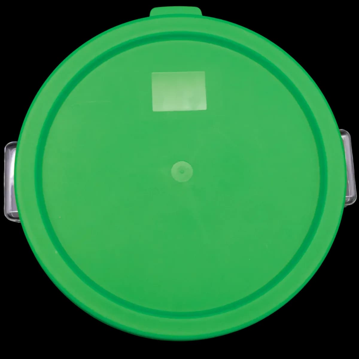Tapa P contenedor PC redondo 2L y 4L verde, contenedores, se vende en caja de 12