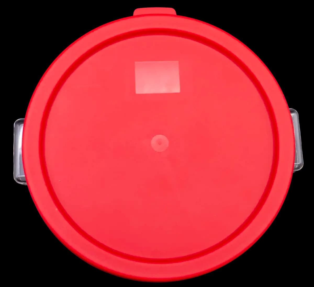 Tapa P contenedor PC redondo 6L y 7.5L roja, contenedores, se vende en caja de 12
