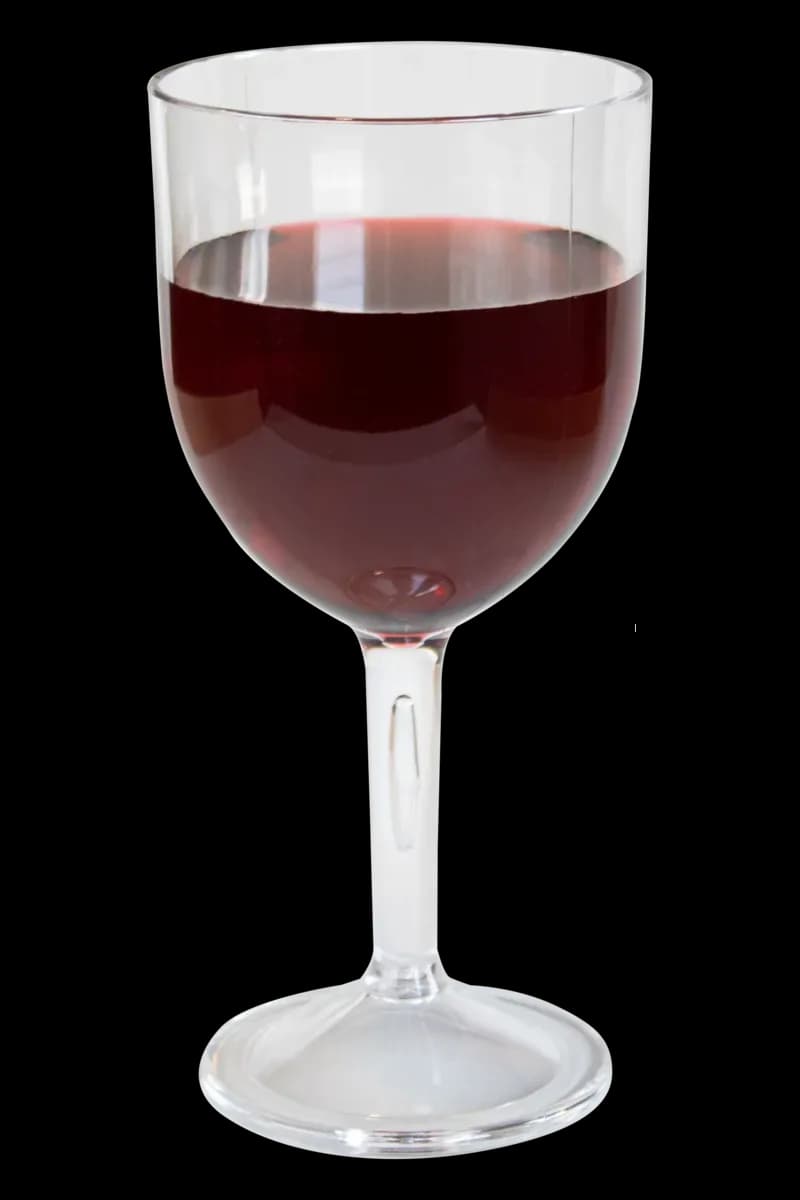 Copa de vino policarbonato 9 Oz, pc linea bar, se vende en caja de 48