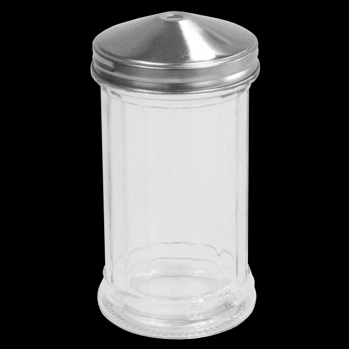 Dispensador de vidrio para azúcar 12OZ orificio en centro, dispensadores, se vende en caja de 12