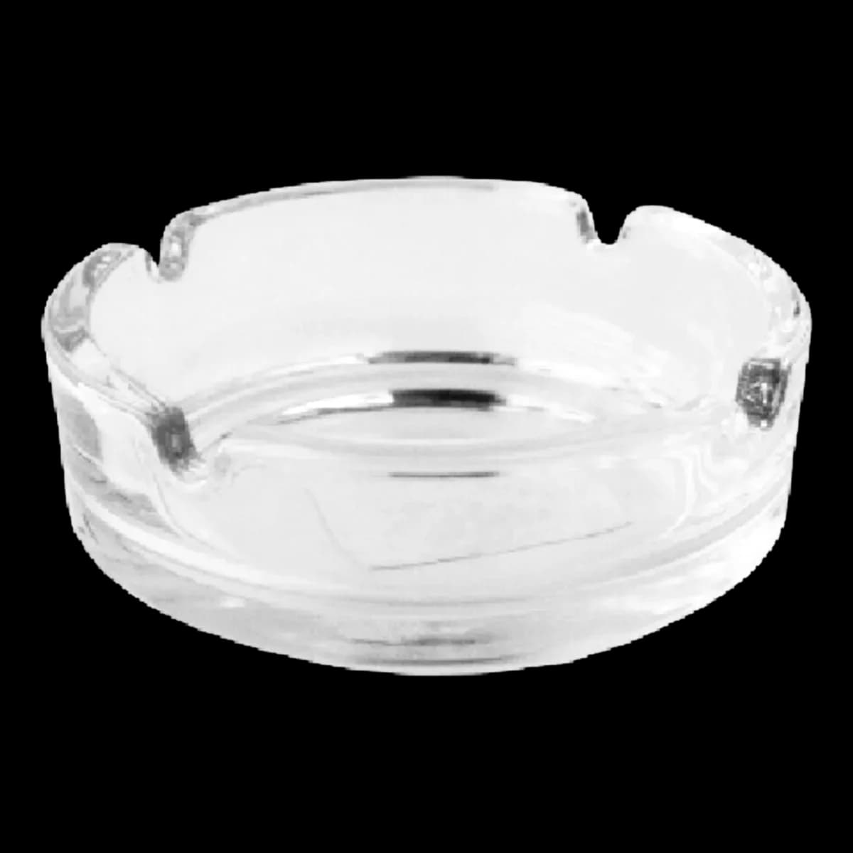 Cenicero VIDRIO,4-1/5"(107mm)Dia,1-3/8"(35mm) H, cenicero, se vende en caja de 12