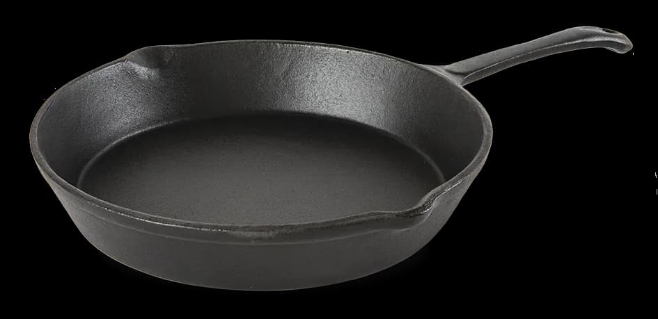 Sarten de hierrro fundido 10"/25CM esmalte negro, comales, se vende en caja de 6