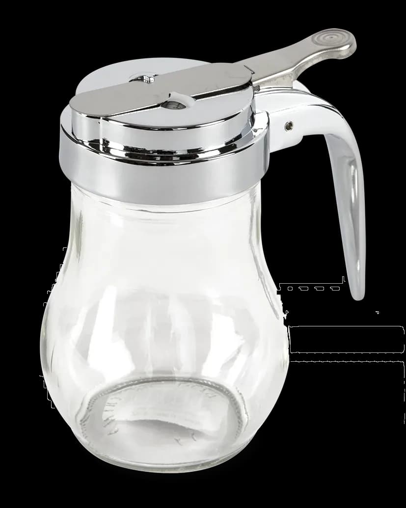 Dispensador de vidrio P miel 14 Oz, dispensadores, se vende en caja de 24