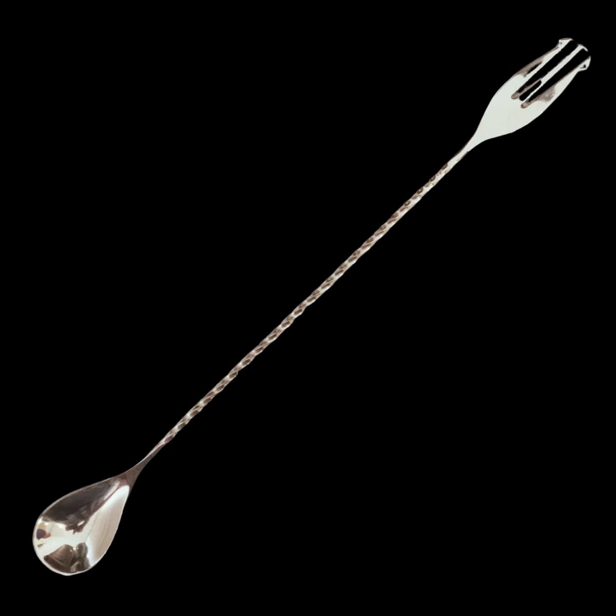 Cuchara para bar con tenedor 30CM, cuchara, se vende en caja de 24