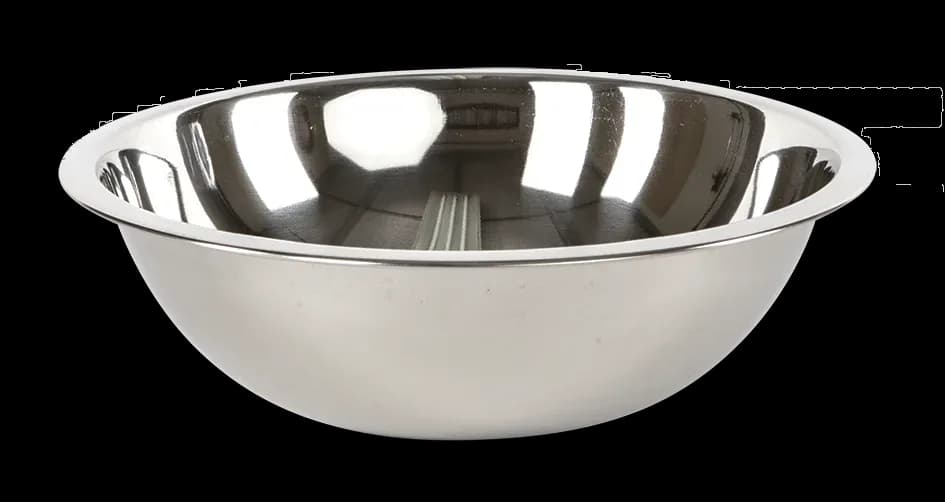 Bowl (tazon de mezclar) acero inox 1.5 QT, bowls, se vende en caja de 12