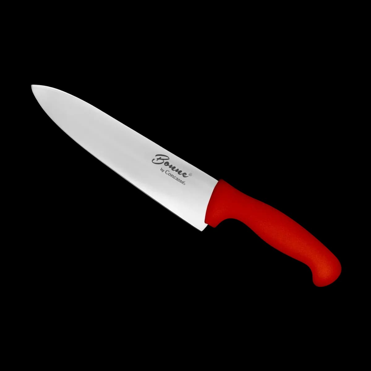 Cuchillo chef 10" AI rojo, cuchillo chef, se vende en caja de 12