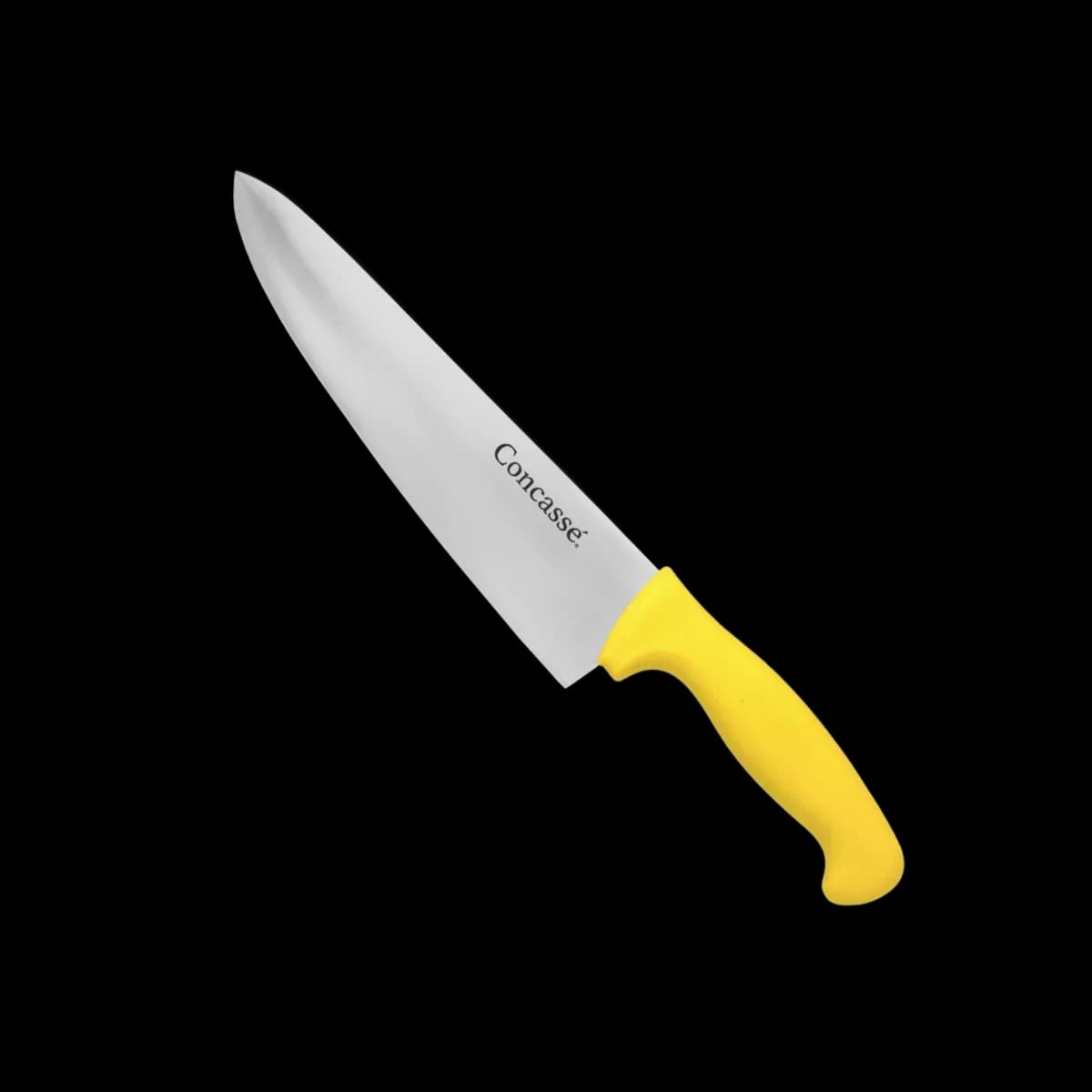 Cuchillo chef premium concasse 10" amarillo, cuchillo chef, se vende en caja de 12
