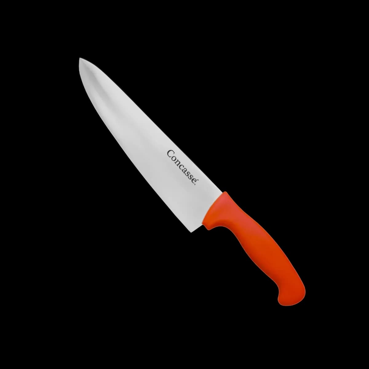 Cuchillo chef premium concasse 10" rojo, cuchillo chef, se vende en caja de 12