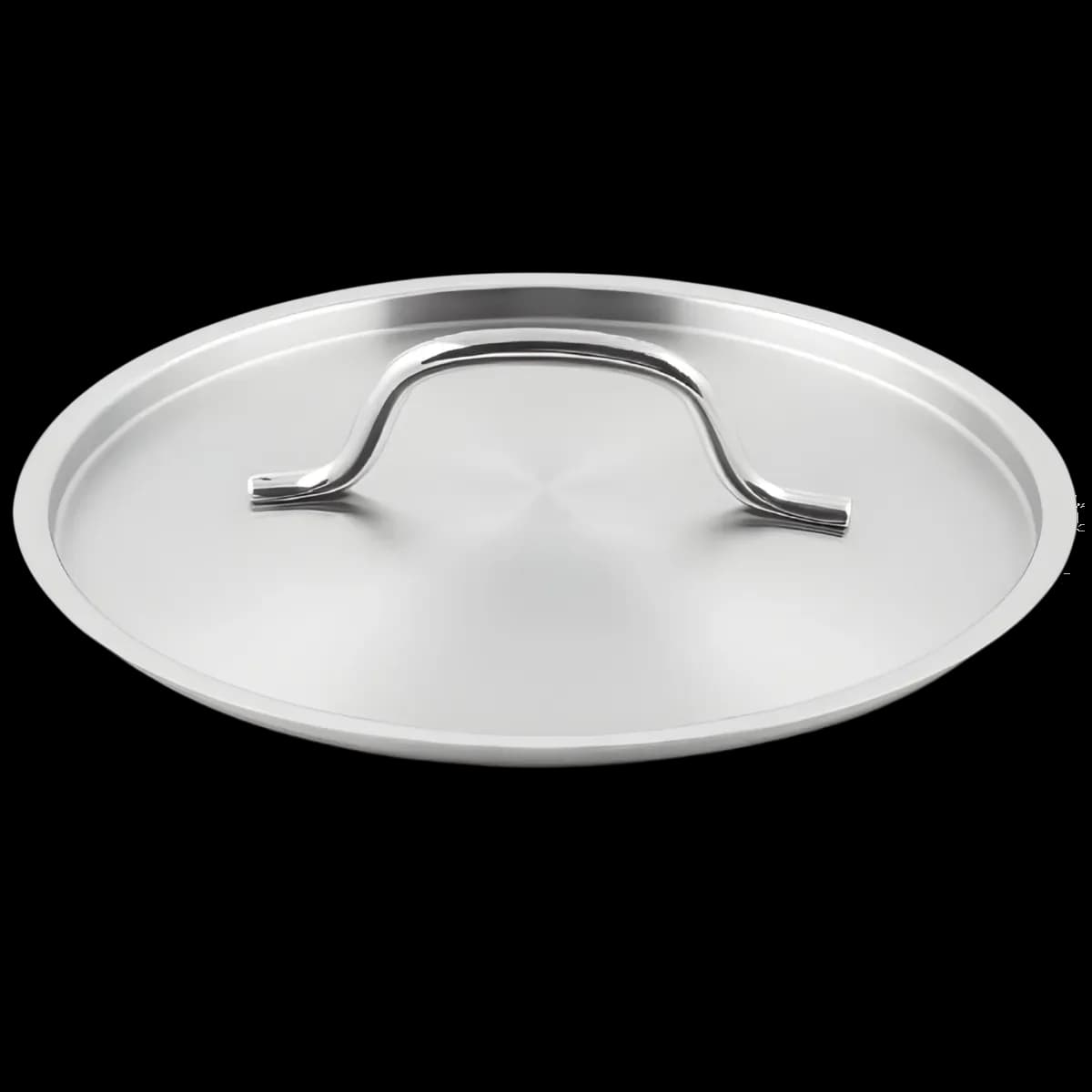 Tapa cazo conico de acero inoxidable 6 L, tapas, se vende en caja de 6