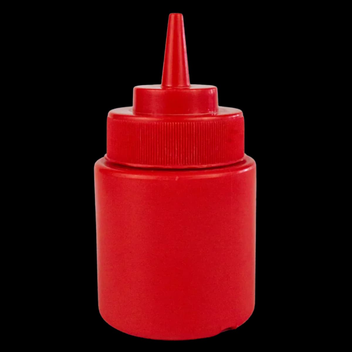 Bote recipiente P aderezo rojo 8 oz ancho, bote aderezo, se vende en caja de 72