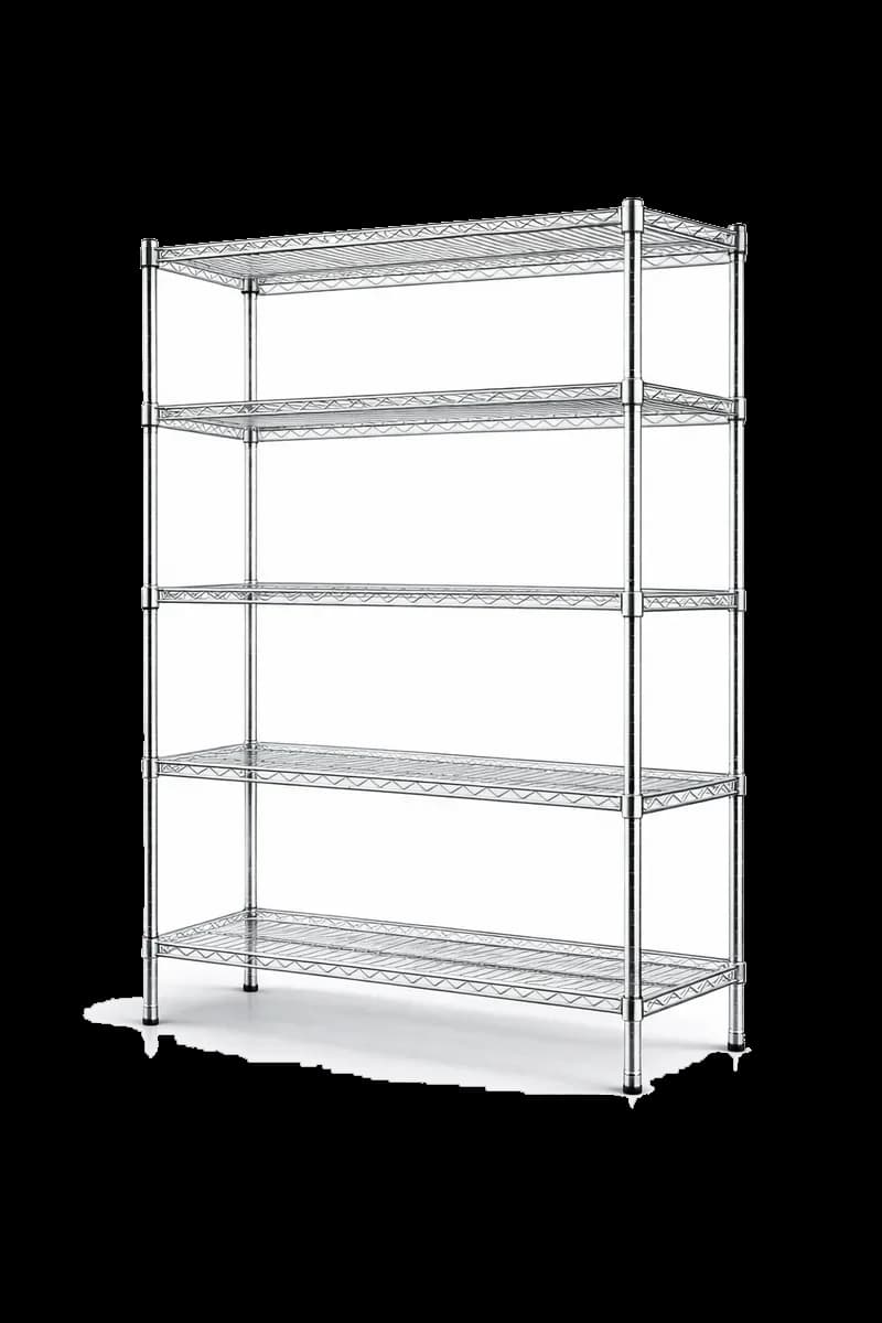 Juego estanteria 36" X 24" AI incluye postes 72", estanteria, se vende en caja de 1