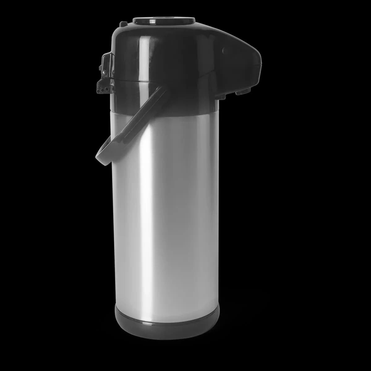 Dispensador para café con boton, acero inoxidable 2.5 L, jarra cafetera, se vende en caja de 1