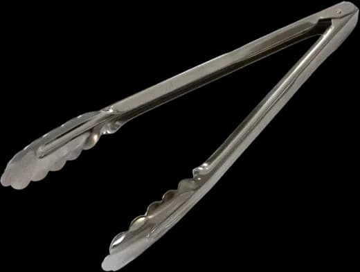Pinza para pan 12" AI cal 18 abrillantadas, pinzas, se vende en caja de 12