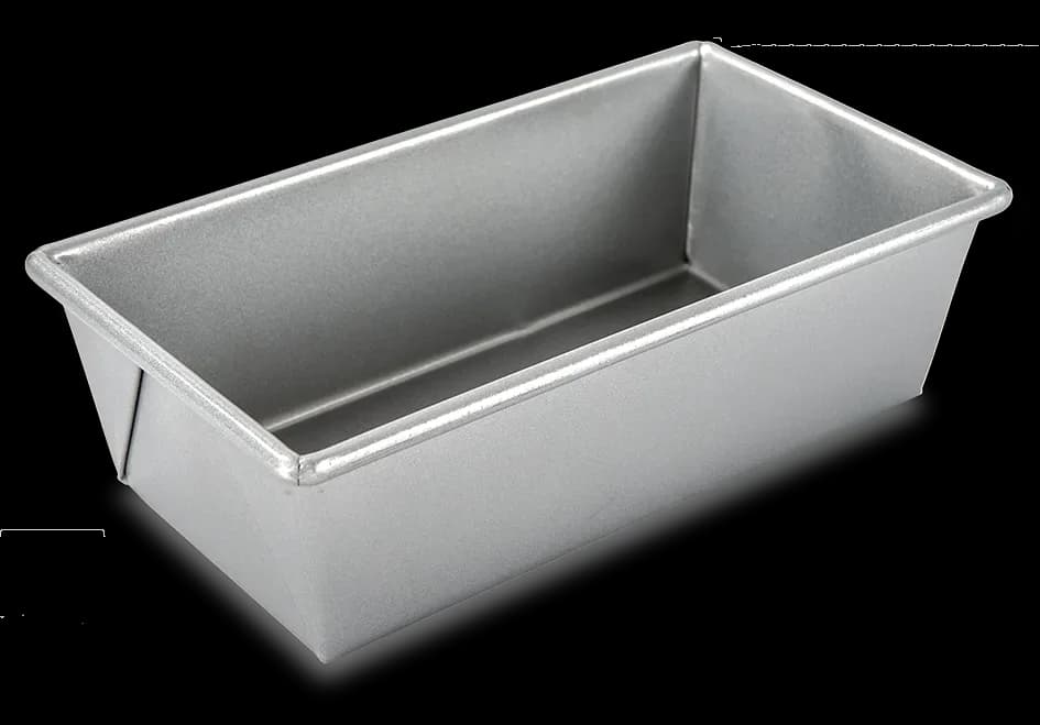 Molde para panque 23*12.5*7 cms acero al carbón pintado, moldes, se vende en caja de 6