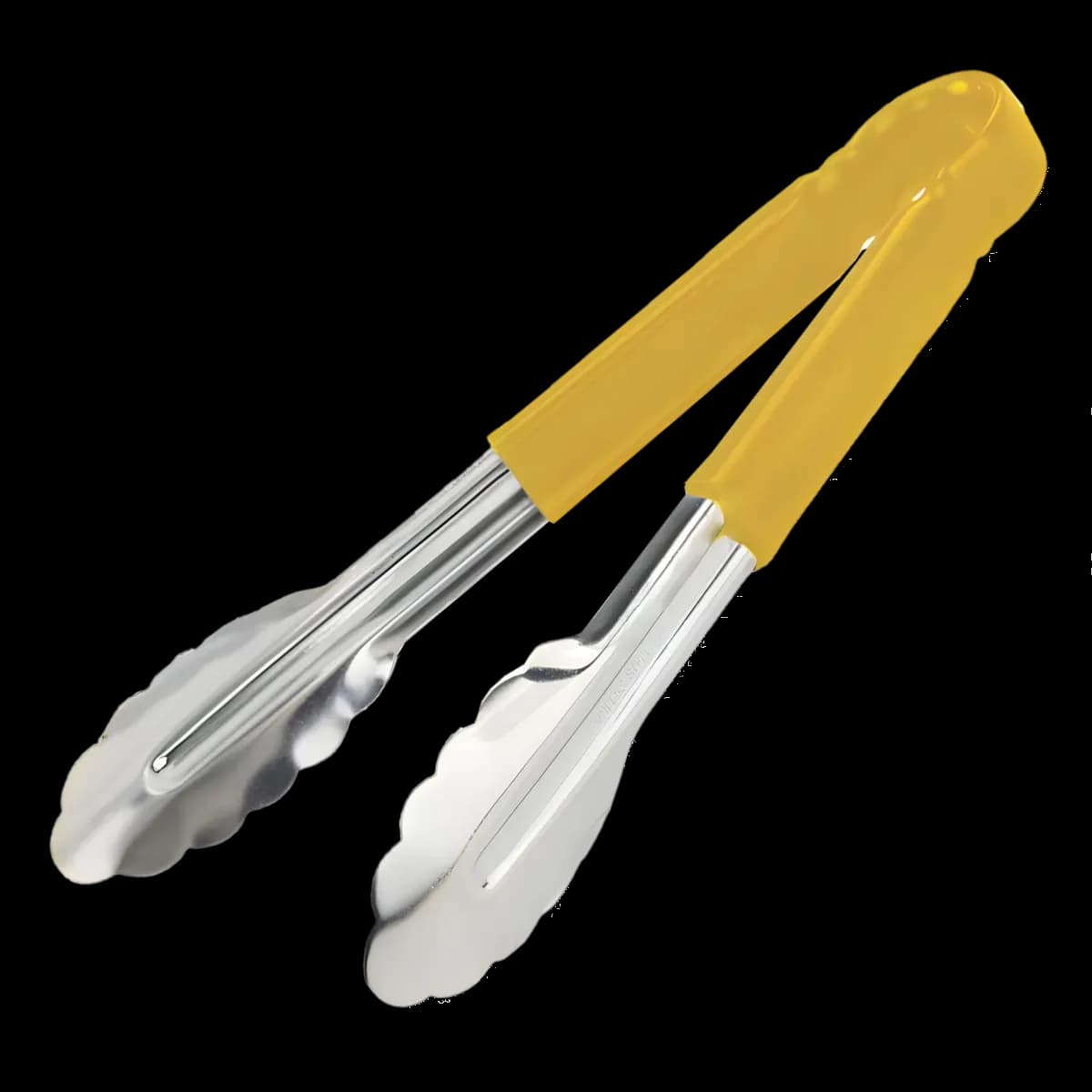 Pinza de acero plástico 9" color amarillo, pinzas, se vende en caja de 12