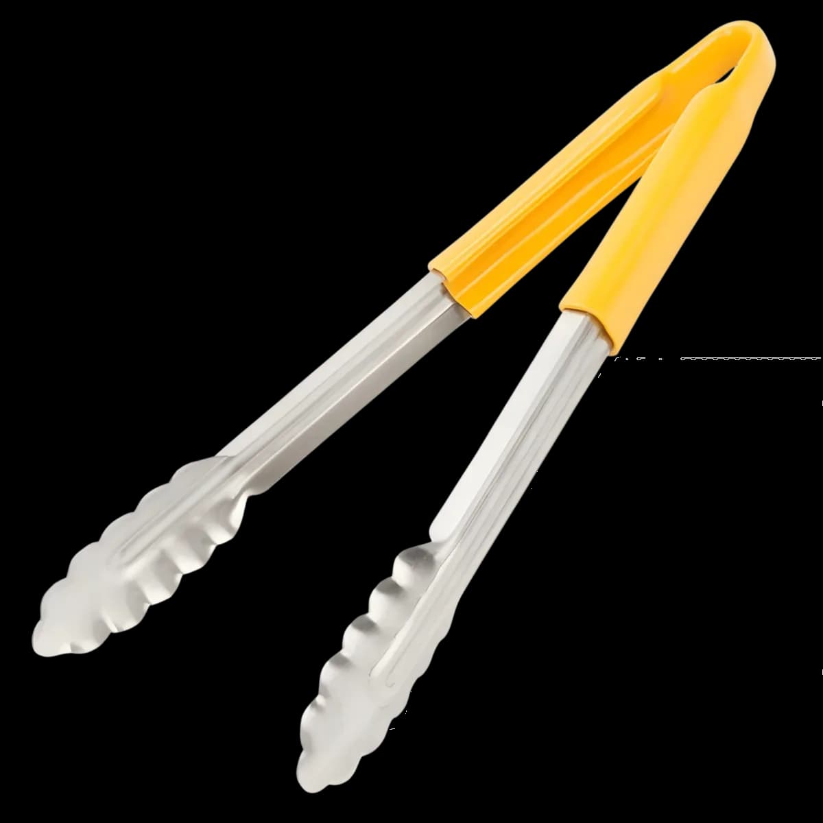Pinza de acero plástico 16" color amarillo, pinzas, se vende en caja de 12